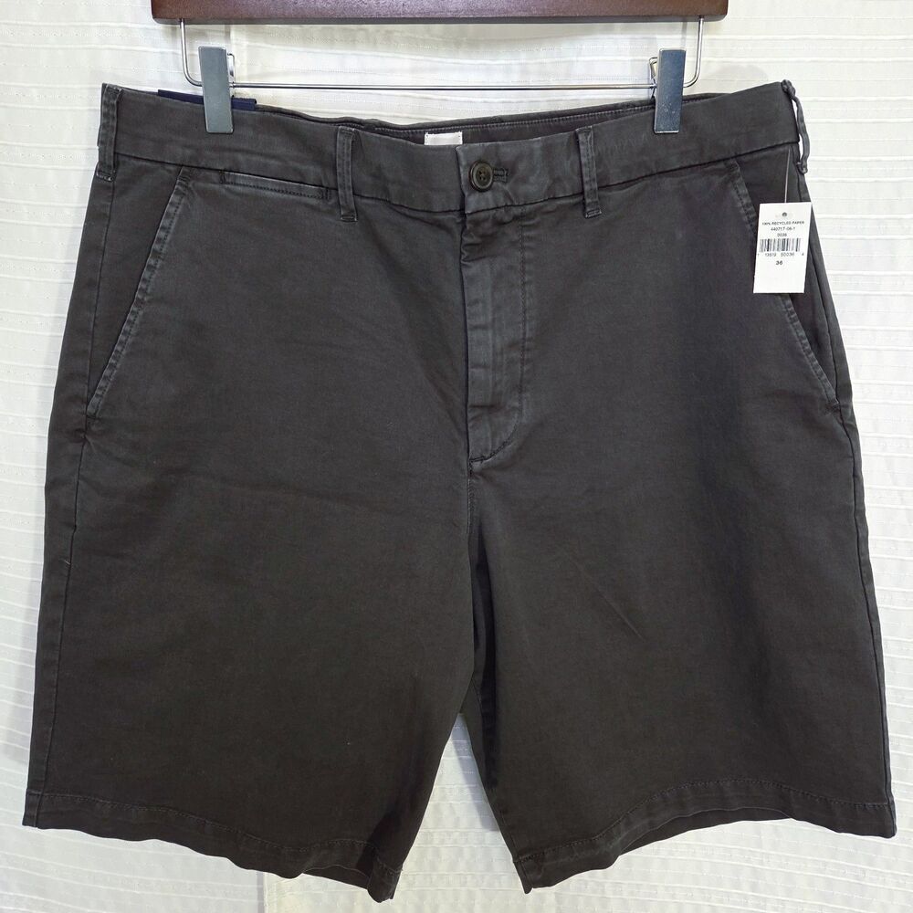 GAP Casual Chino Short Men's 36 GapFlex Waist 10" Inseam Slate Blue NWT